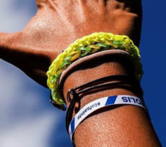 #Don't touch! Swedish police distributed bracelets to women on festivals after reports of extensive sexual harassement by asylum seekers. Photo: Swedish Police